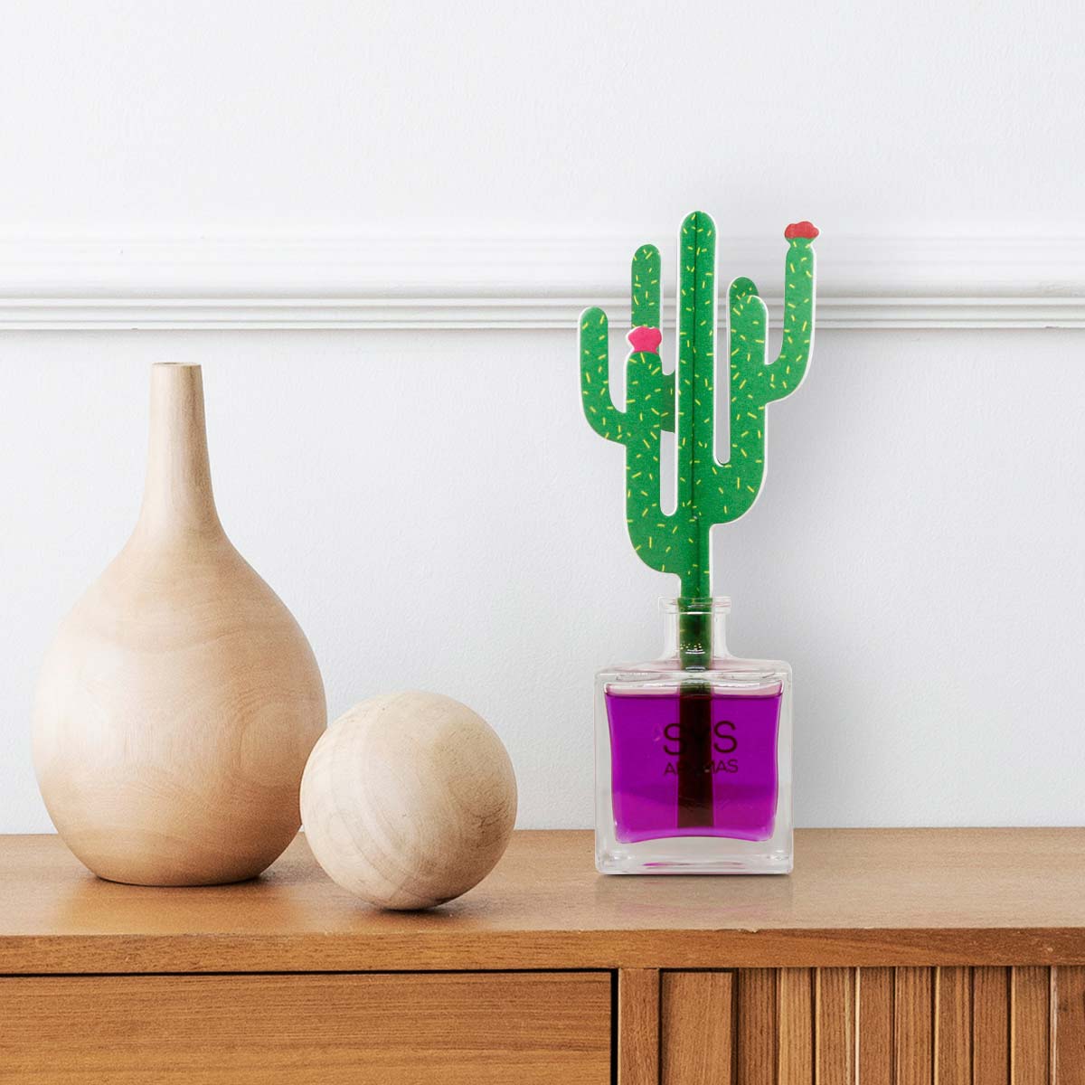 Decorativo Ambientador Difusor Cactus Lavanda 90ml
