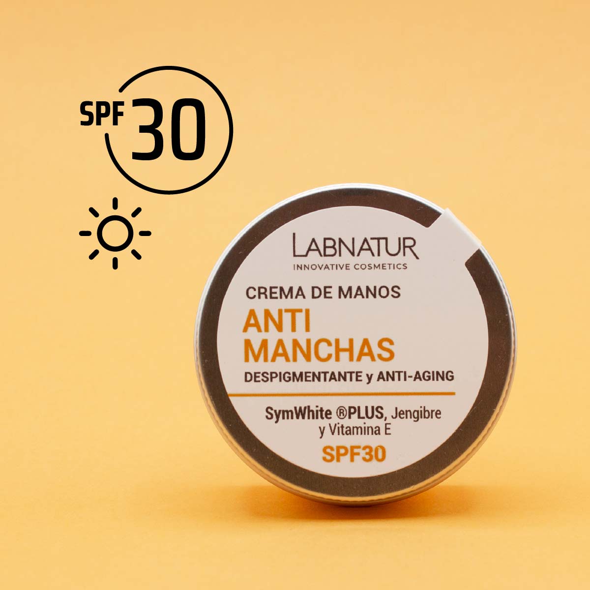 SPF 30 Crema Manos Antimanchas Despigmentante 50ml Labnatur